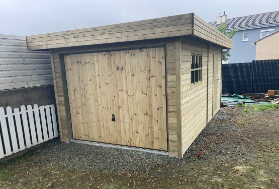 Garage en bois Toit Terrasse